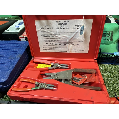 21 - BLU POINT PRCS3 INTERNAL & EXTERNAL SNAP RING PLIERS KIT