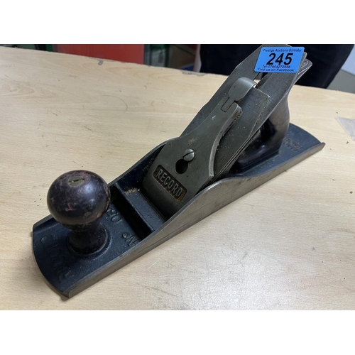 245 - RECORD WOODWORKING PLANE NUMBER 5.5