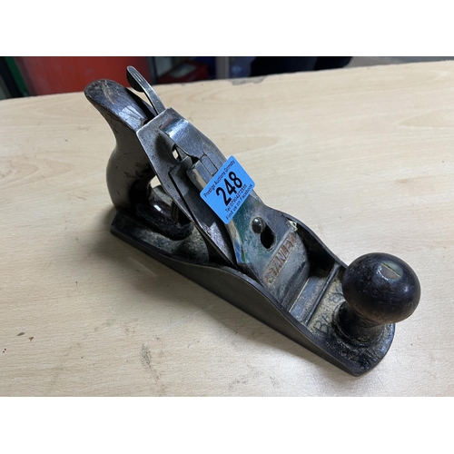 248 - STANLEY WOODWORKING PLANE NUMBER 4