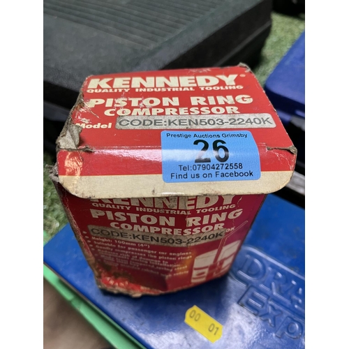 26 - KENNEDY PISTON RING COMPRESSER