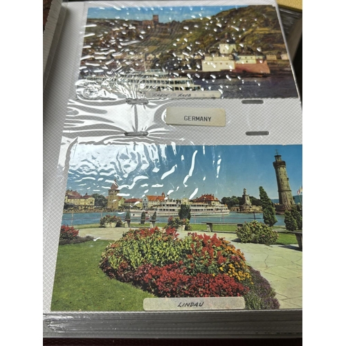 10 - POSTCARD ALBUM GERMANY, GIBRALTER, HOLLAND, ISRAEL, ITALY & LIECHENSTEIN