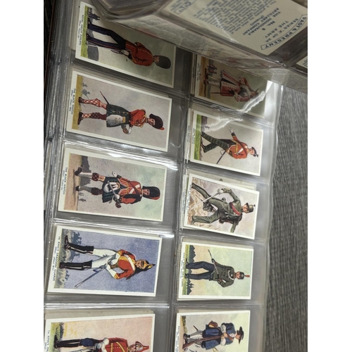 122 - ALBUM OF CIGARETTE CARD SETS AS SHOWN ON INVENTORY