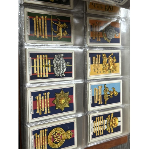 123 - ALBUM OF CIGARETTE CARD SETS AS SHOWN ON INVENTORY