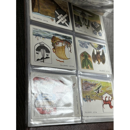 124 - ALBUM OF CIGARETTE CARD SETS AS SHOWN ON INVENTORY