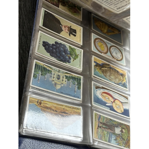 125 - ALBUM OF CIGARETTE CARD SETS AS SHOWN ON INVENTORY