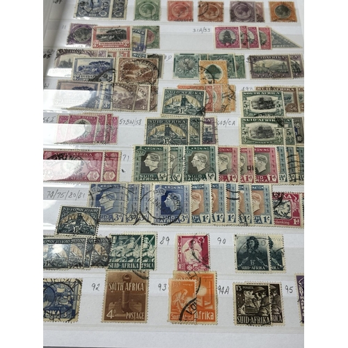 136 - 5 X STAMP ALBUMS SAN MARINO, SINGAPORE, SOUTH AFRICA, SWAZILAND, THAILAND