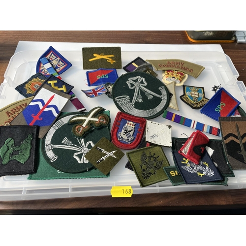 168 - ASSORTED MILITARY PATCHES