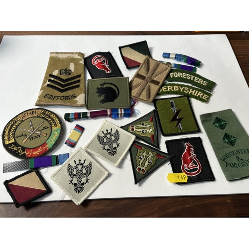 169 - ASSORTED MILITARY PATCHES