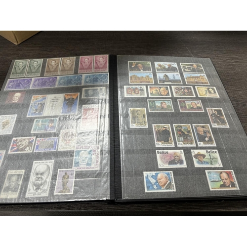 17 - ALBUM FULL OF WINSTON CHURCHILL STAMPS