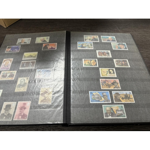 17 - ALBUM FULL OF WINSTON CHURCHILL STAMPS