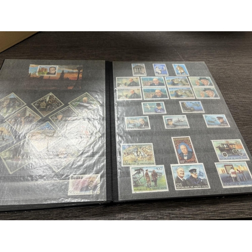 17 - ALBUM FULL OF WINSTON CHURCHILL STAMPS