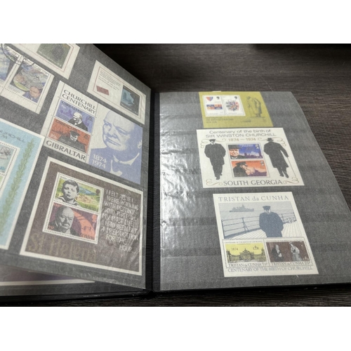 17 - ALBUM FULL OF WINSTON CHURCHILL STAMPS