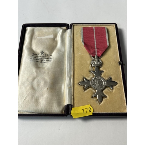 170 - VINTAGE M.B.E MEDAL