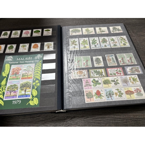 19 - STAMP ALBUM FULL OF TREE STAMPS