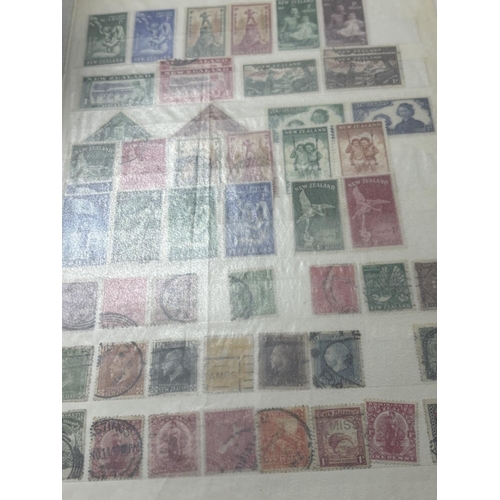 21 - STAMP ALBUM AUSTRALIA & NEW ZEALAND