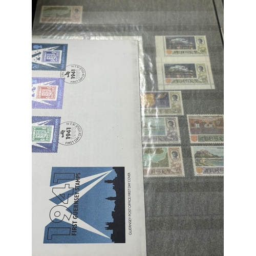 22 - STAMP ALBUM JERSEY & GUERNSEY