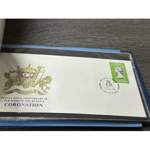 24 - FOLDER OF SILVER JUBILEE FIRST DAY COVERS