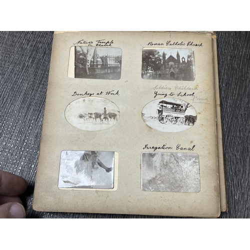 280 - PHOTO ALBUM WHICH INCLUDES MILITARY 1ST WORLD WAR