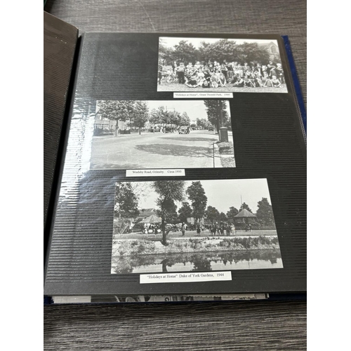 40 - ALBUM OF GEORGE SKELTONS SKETCHES & PICTURES OF OLD GRIMSBY THROUGH THE EARLY PART OF THE 1900'S