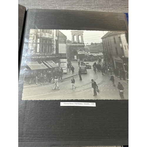 40 - ALBUM OF GEORGE SKELTONS SKETCHES & PICTURES OF OLD GRIMSBY THROUGH THE EARLY PART OF THE 1900'S