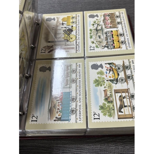 45 - 2 ALBUMS OF POST OFFICE POSTCARDS