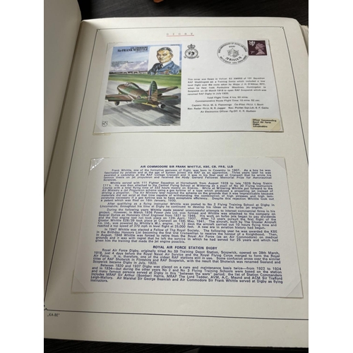 46 - FOLDER OF LINCOLNSHIRE R.A.F FIRST DAY COVERS AIR BASE POSTMARKS, PHOTOS, LETTERS & MORE