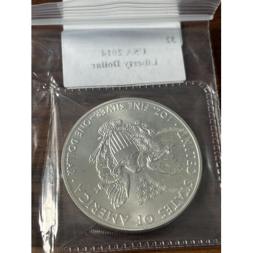 462 - USA 1OZ SILVER LIBERTY DOLLAR 2014