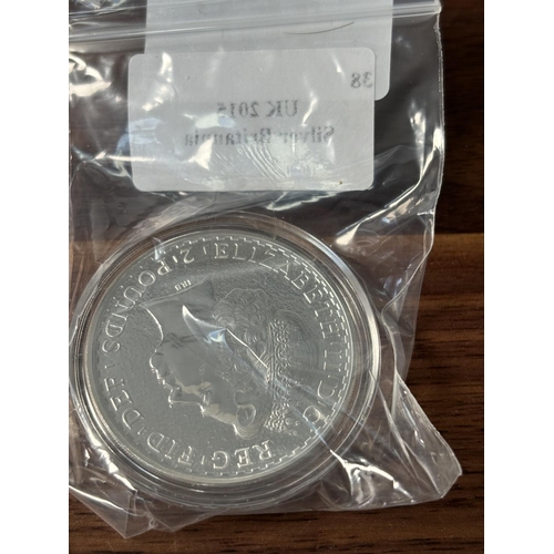 468 - UK 1OZ SILVER BRITTANIA 2015