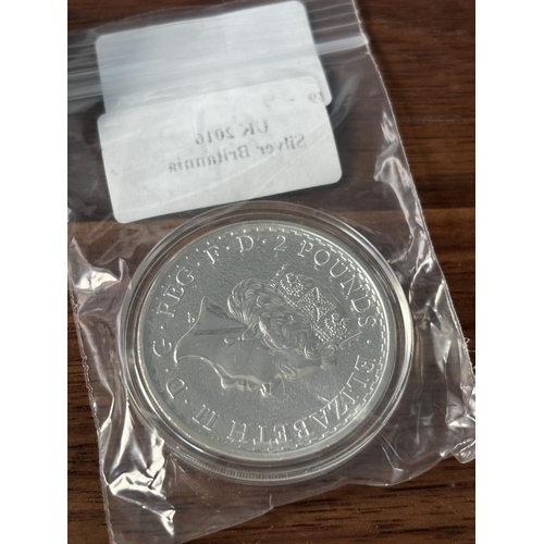 469 - UK 1OZ SILVER BRITTANIA 2016