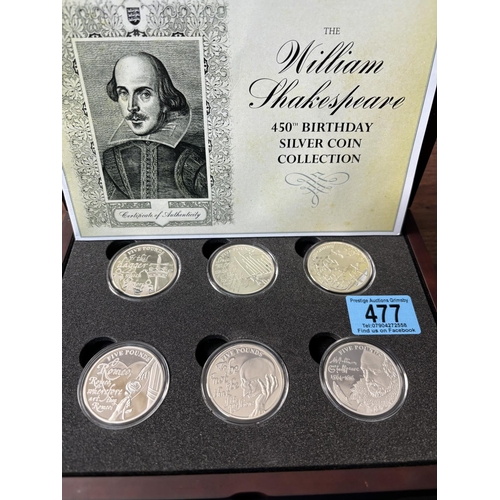 477 - 2014 JERSEY WILLIAM SHAKESPEARE 450TH BIRTHDAY COLLECTION LTD EDITION 137/950