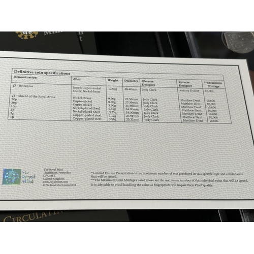 478 - 2015 UK PROOF DEFINITIVE COIN SET