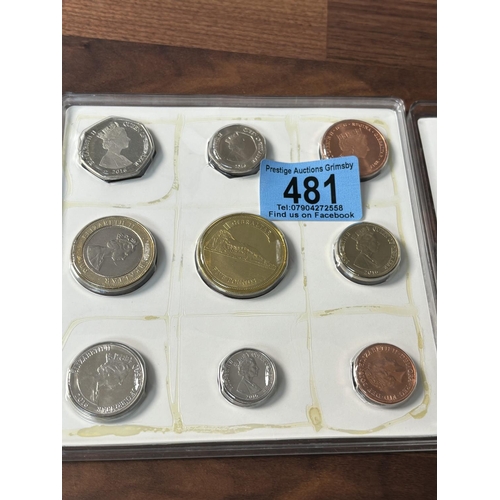 481 - 2011 GIBRALTER DECIMAL PROOF SET