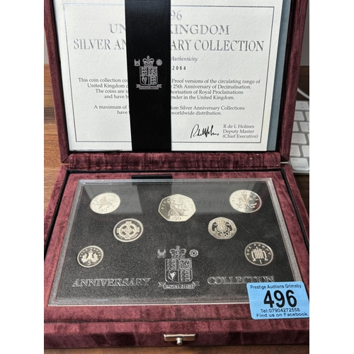 496 - 1996 UK SILVER ANNIVERSARY COLLECTION #12064