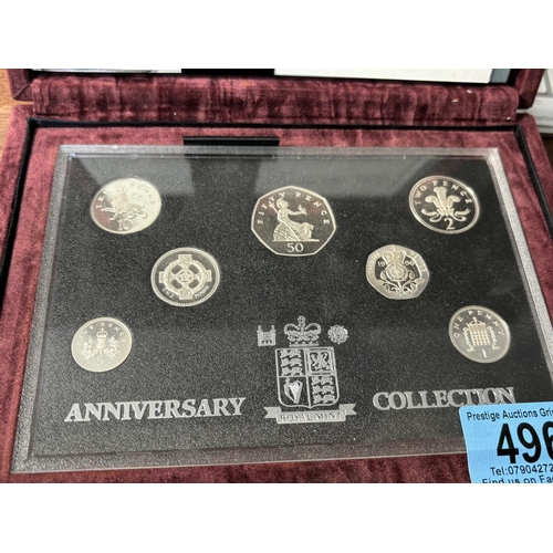 496 - 1996 UK SILVER ANNIVERSARY COLLECTION #12064