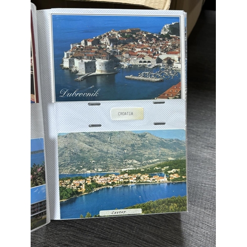 5 - POSTCARD ALBUM FINLAND, FRANCE, GREECE, ANDORRA, AUSTRIA, BELGIUM, CROATIA, CYPRUS, DENMARK & ESTONI... 