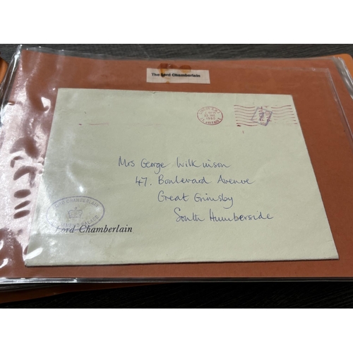 63 - FOLDER OF GOVERNMENT DEPARTMENT MAIL & ROYAL NAVY INCLUDING POSTAL STAMPS