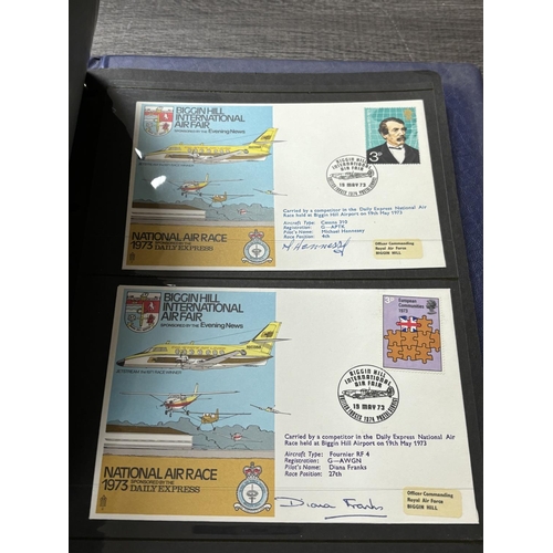 69 - ALBUM OF R.A.F AIR DISPLAY SERIES FIRST DAY COVERS