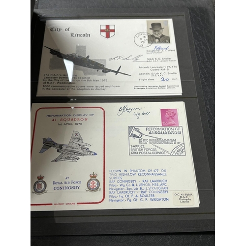 70 - ALBUM OF R.A.F MUSEUM HENDON FLOWN COVERS