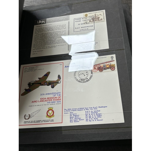 70 - ALBUM OF R.A.F MUSEUM HENDON FLOWN COVERS