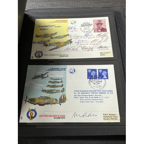 70 - ALBUM OF R.A.F MUSEUM HENDON FLOWN COVERS