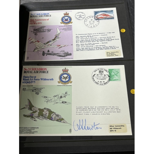 72 - ALBUM OF R.A.F MUSEUM FLOWN COVERS