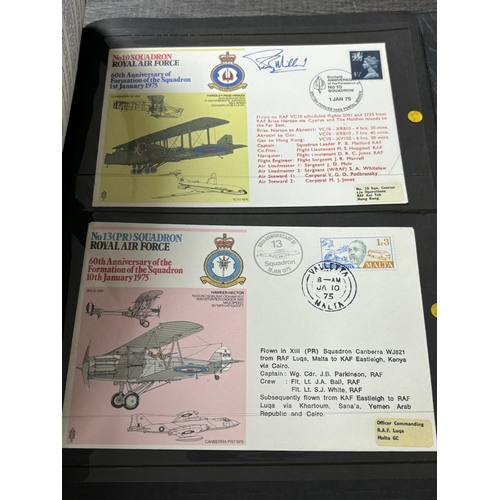 72 - ALBUM OF R.A.F MUSEUM FLOWN COVERS