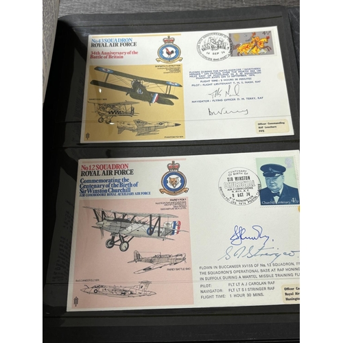 72 - ALBUM OF R.A.F MUSEUM FLOWN COVERS