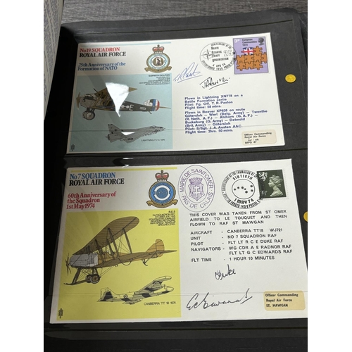 72 - ALBUM OF R.A.F MUSEUM FLOWN COVERS