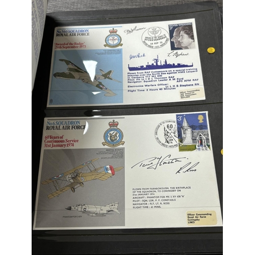 72 - ALBUM OF R.A.F MUSEUM FLOWN COVERS