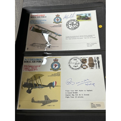 72 - ALBUM OF R.A.F MUSEUM FLOWN COVERS