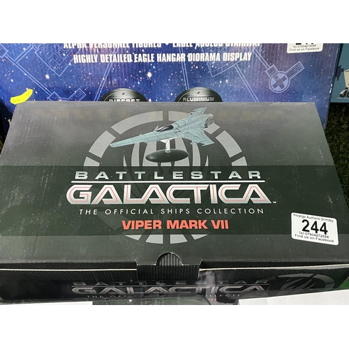 244 - BATTLESTAR GALACTICA OFFICIAL SHIPS COLLECTION VIPER MARK 7