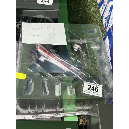 246 - ALTAYA 1:72 SCALE CHENGTU J10 DIE CAST PLANE