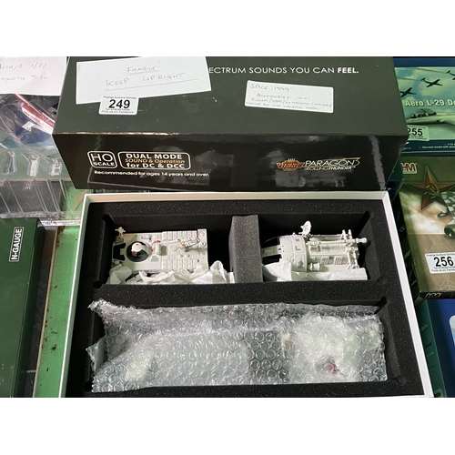 249 - SPACE 1999 2 X LASER TANKS & ACCESSORIES INCLUDING FIGURES, STEPS, 6 MAGNETIC CONTAINERS, MODIFIED P... 