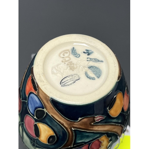 3 - DECORATIVE MOORCROFT POSY VASE APPROX 10CM TALL WITH BOX